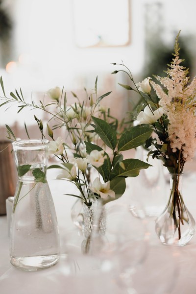 flower bouquet vase on table