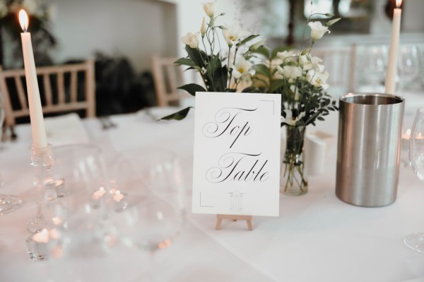 Top table for couple bride groom interior dining room table