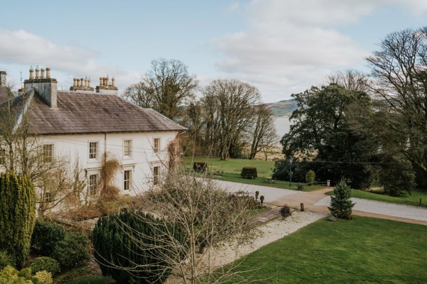 exterior wedding venue garden setting