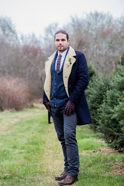 Winter Warmers | winter wedding style for the groom