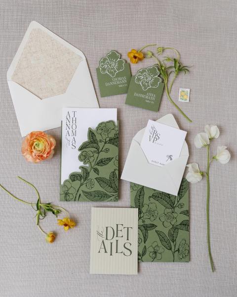 Spring Wedding Invite | One Fab Day