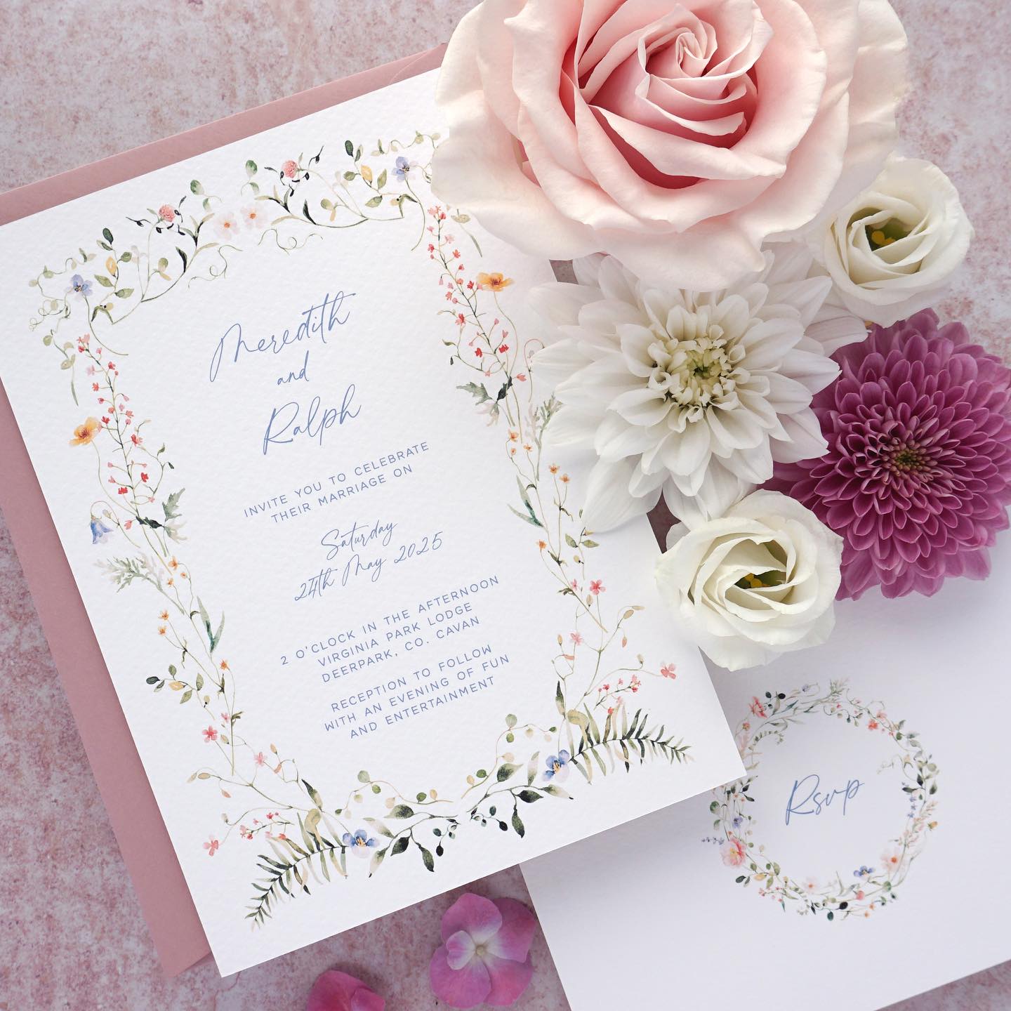 Spring Wedding Invite | One Fab Day