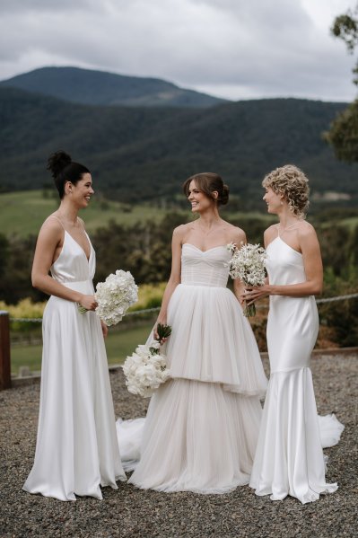 White Bridesmaid Dresses | One Fab Day