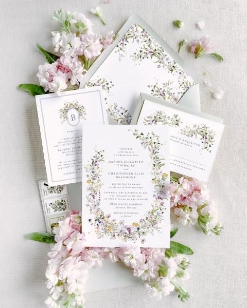 Spring Wedding Invite | One Fab Day