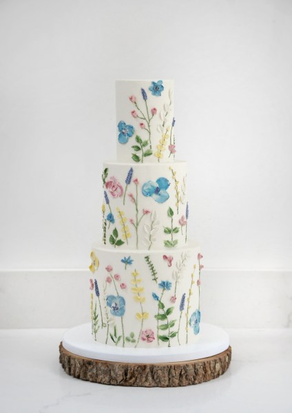 Pretty Spring Wedding Cakes | One Fab Day