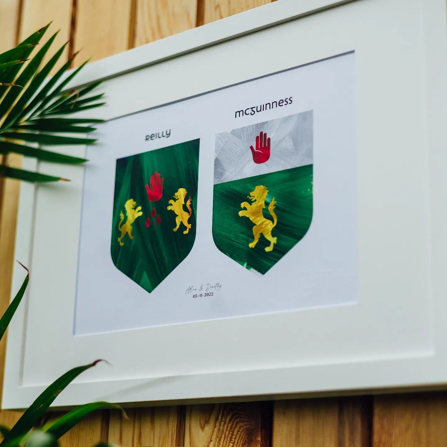 Celtic Clans unique Irish wedding gifts, custom Irish Heraldry